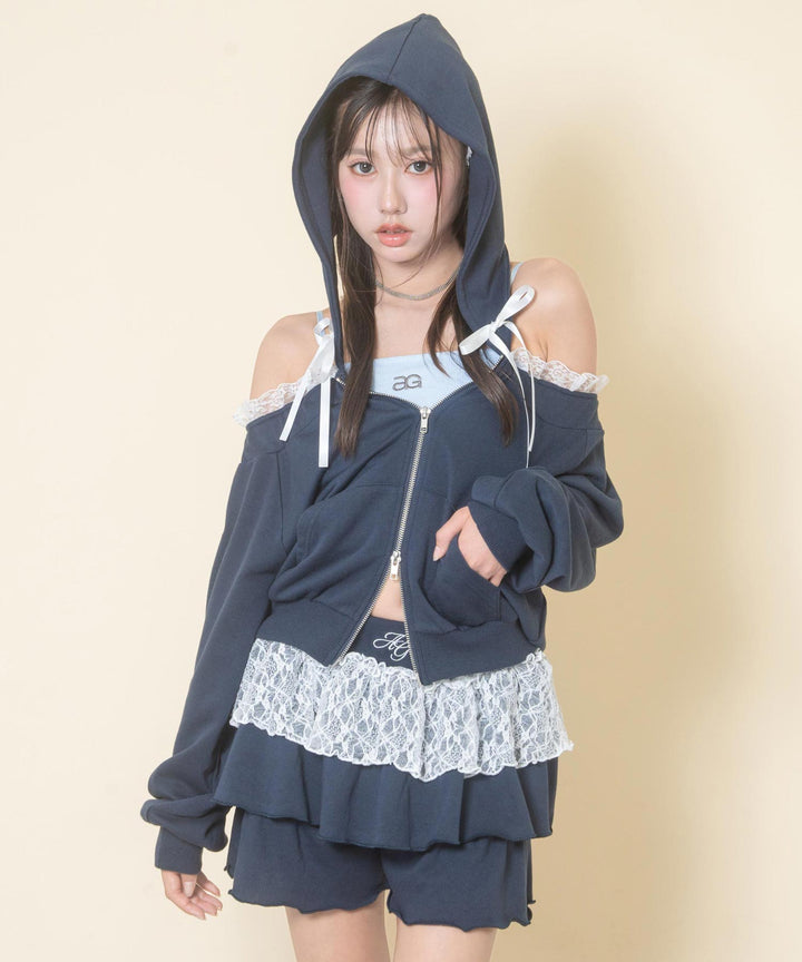 ネイビー(Mサイズ着用/身長：約156cm)