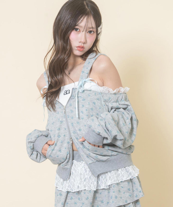 ライトグレー(Mサイズ着用/身長：約156cm)