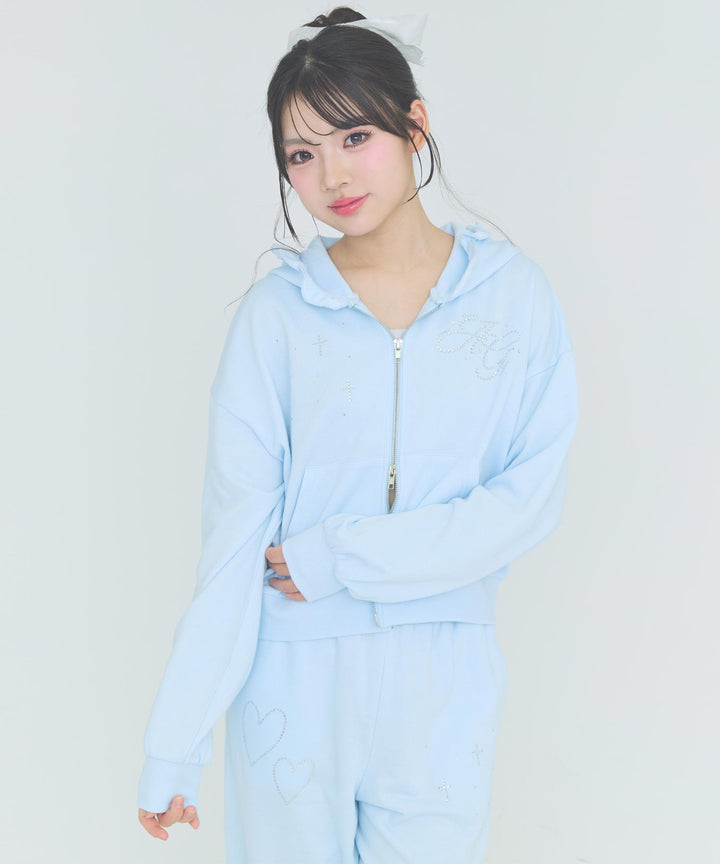 サックス(Mサイズ着用/身長：約162cm)