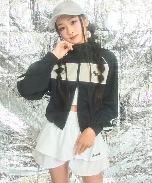 バッグ 天使の羽 ジャージ クロップド ブルゾン 915-7763