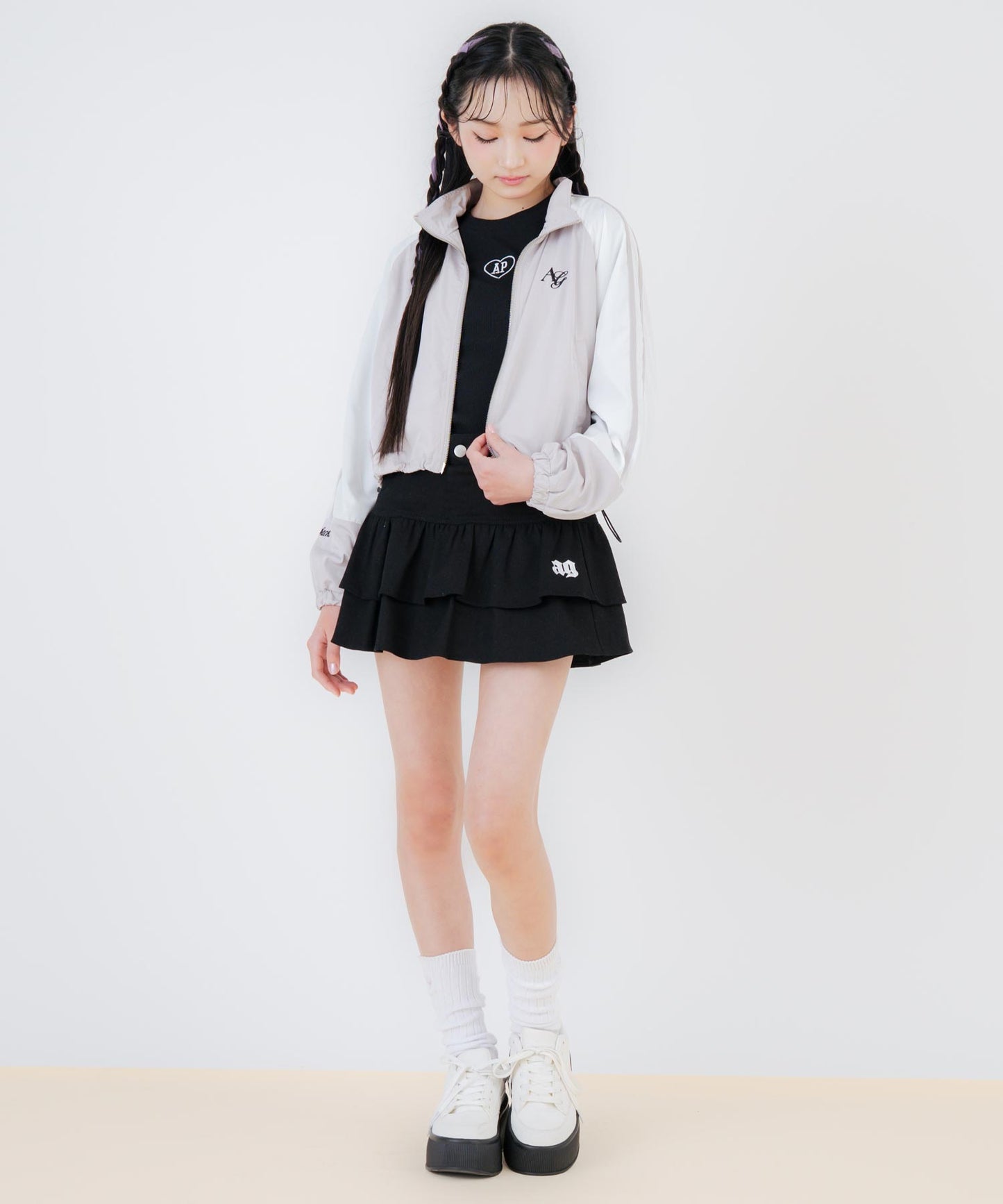 グレー/150cm(Sサイズ着用)