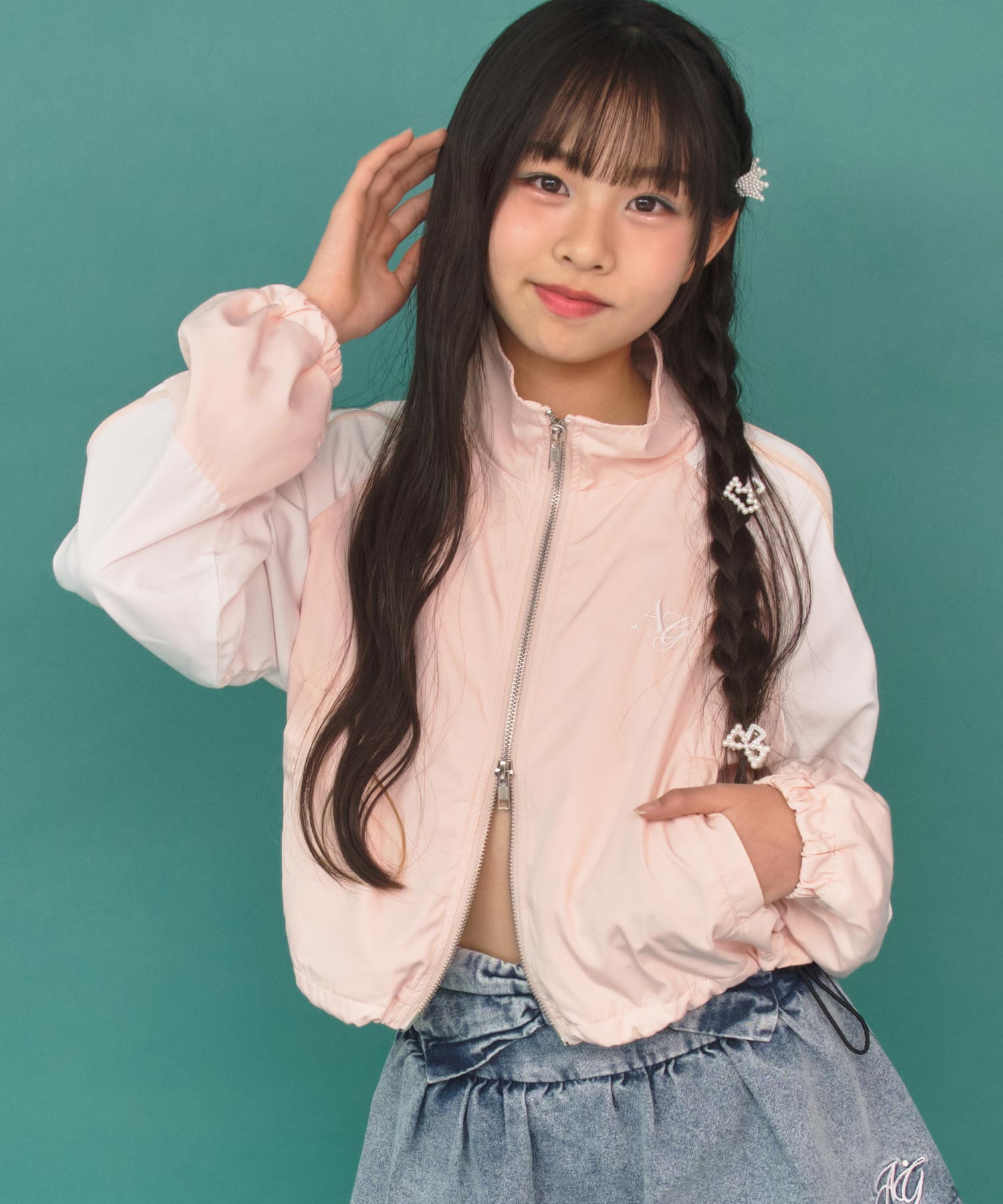 ライトピンク/140cm(XSサイズ着用)