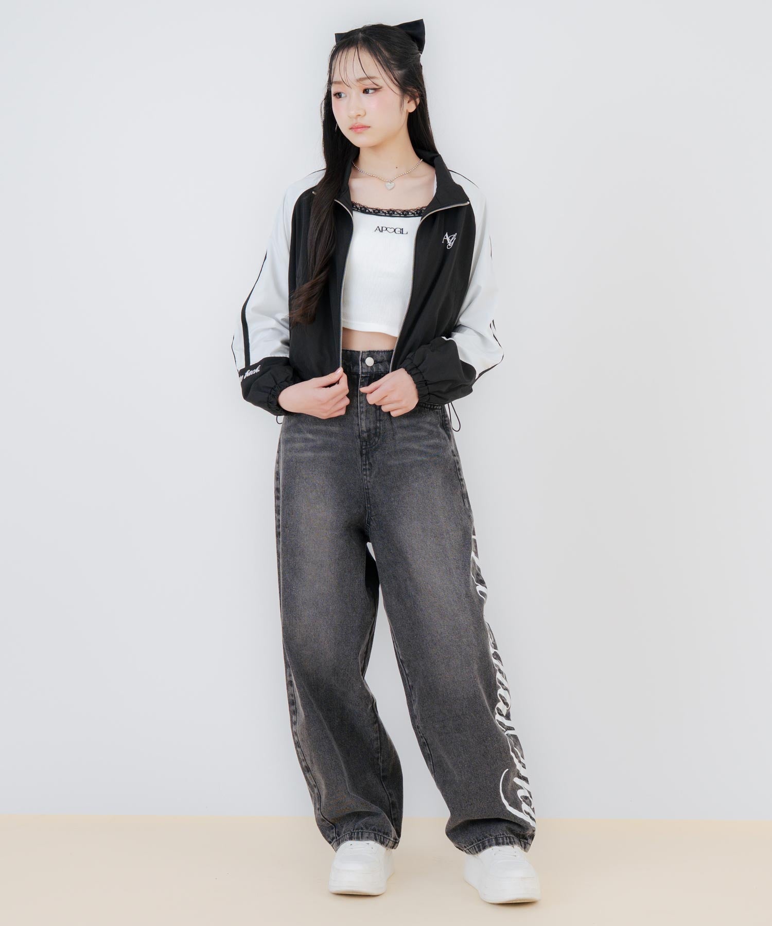 ブラック/150cm(Sサイズ着用)