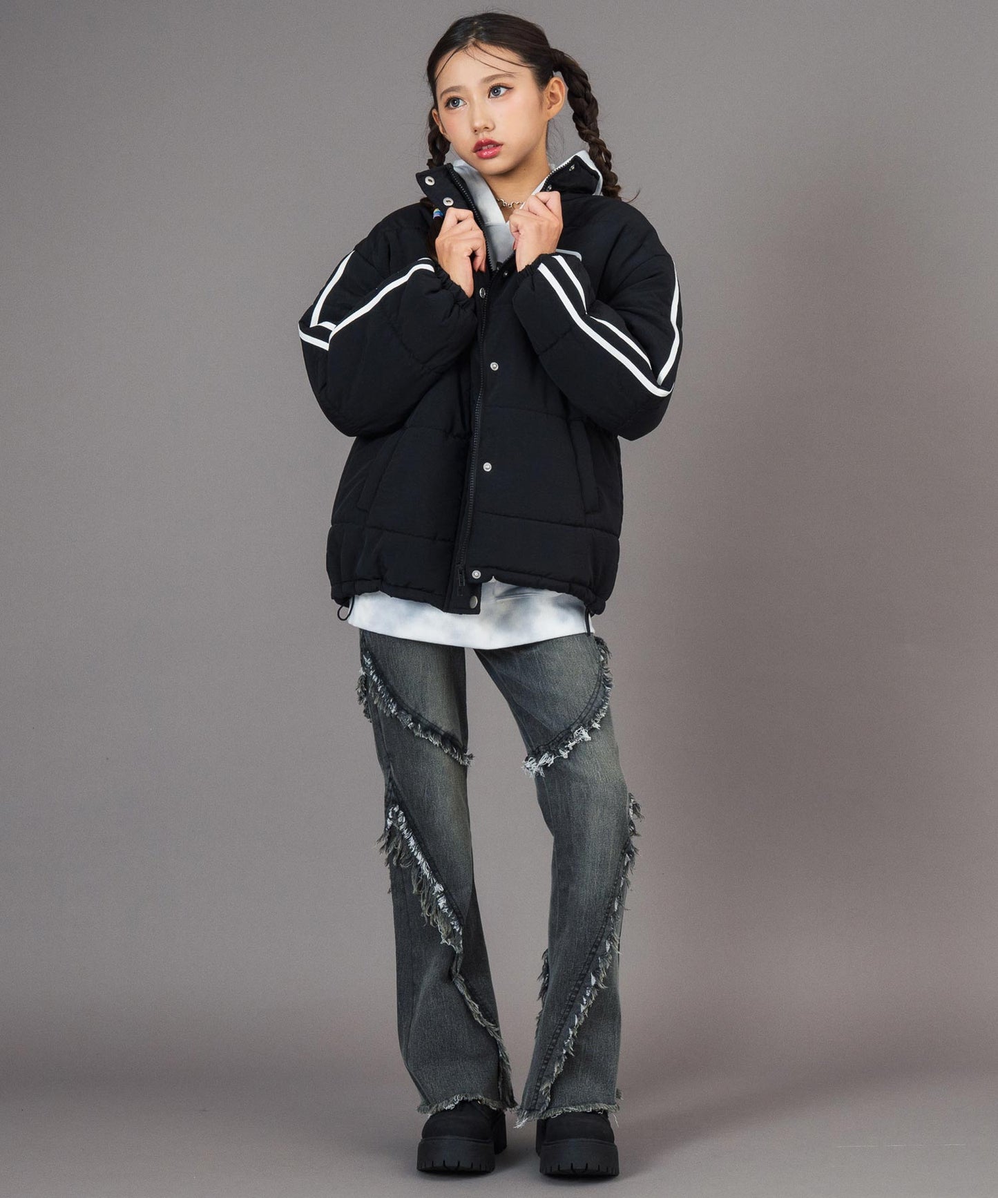 ブラック/152cm(Sサイズ着用)