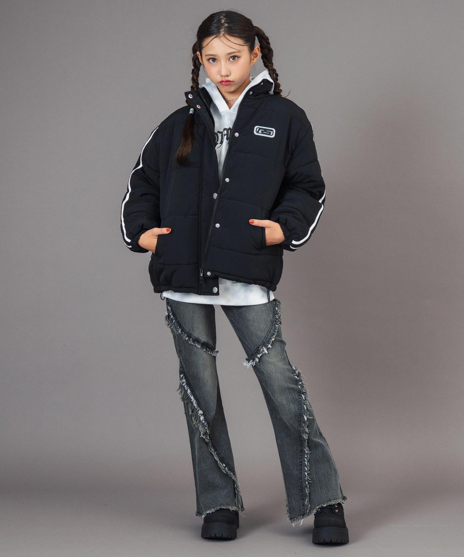 ブラック/152cm(Sサイズ着用)