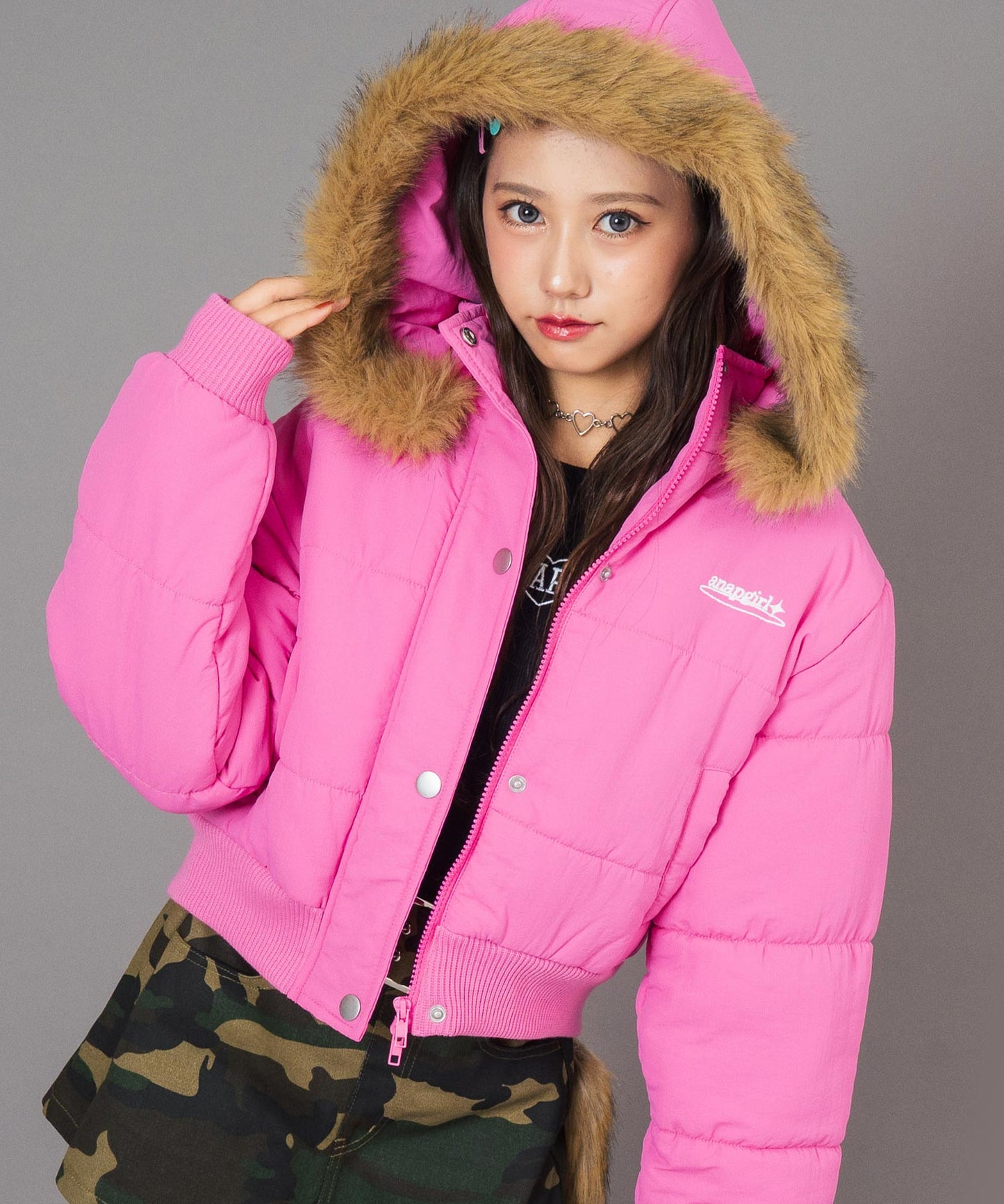 フード ファー 付 中綿 ブルゾン【キッズお揃い】 916-7782