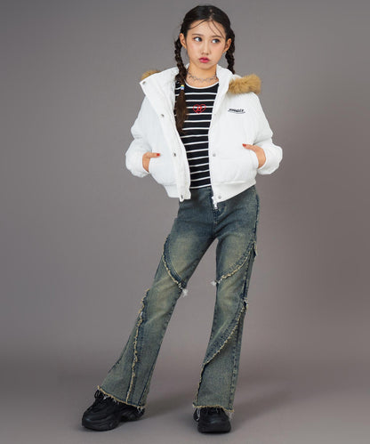 フード ファー 付 中綿 ブルゾン【キッズお揃い】 916-7782