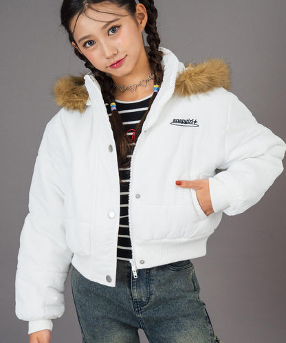 フード ファー 付 中綿 ブルゾン【キッズお揃い】 916-7782