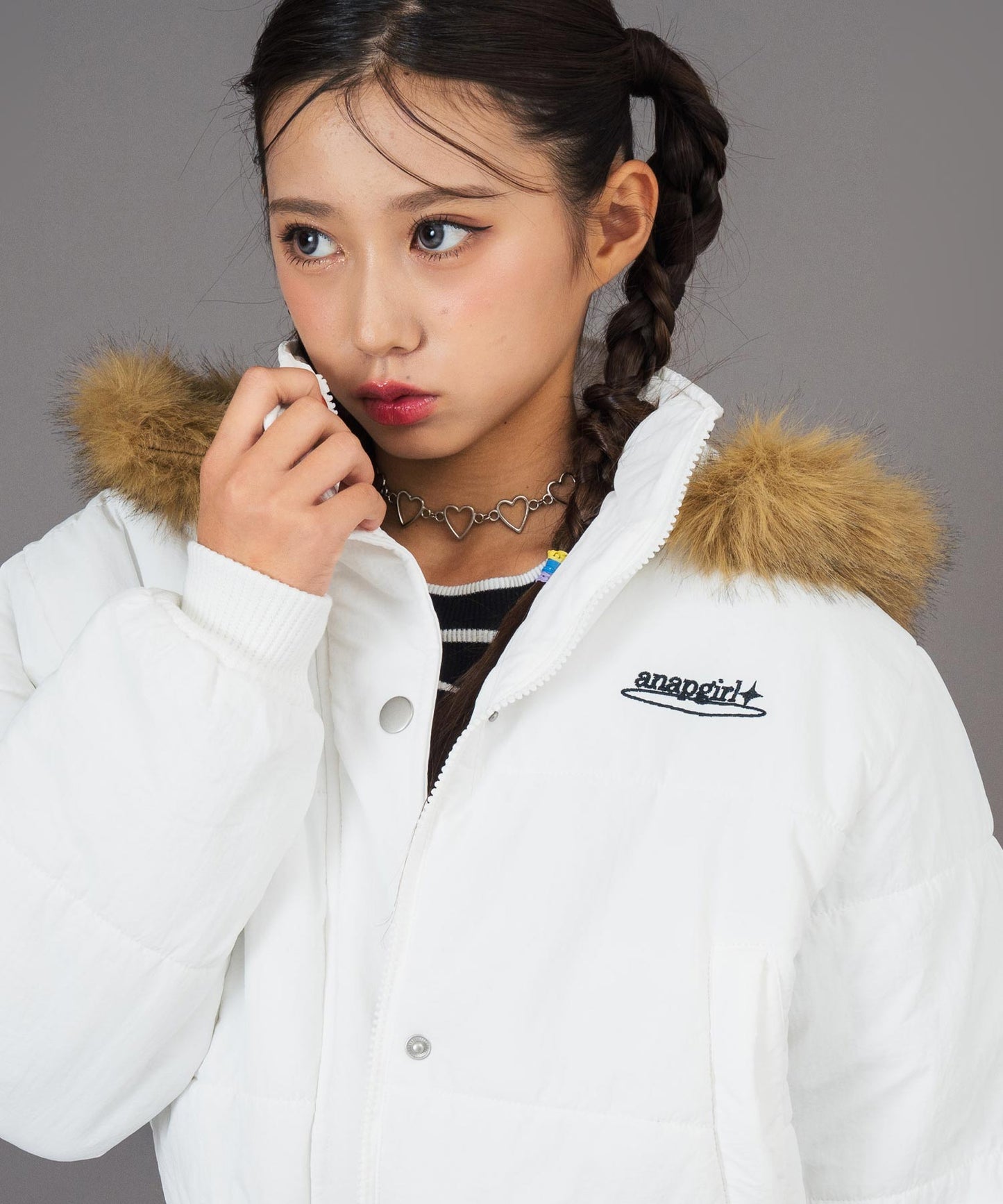 フード ファー 付 中綿 ブルゾン【キッズお揃い】 916-7782