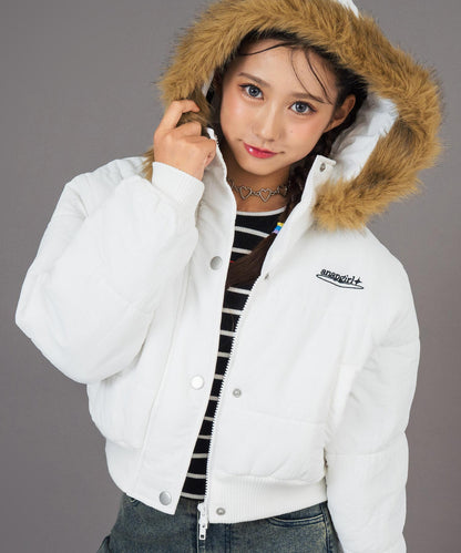 フード ファー 付 中綿 ブルゾン【キッズお揃い】 916-7782