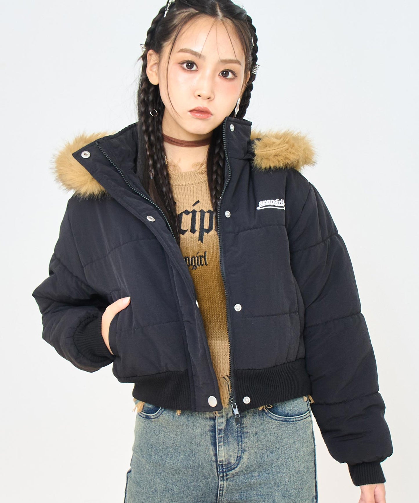 フード ファー 付 中綿 ブルゾン【キッズお揃い】 916-7782