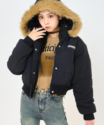 フード ファー 付 中綿 ブルゾン【キッズお揃い】 916-7782