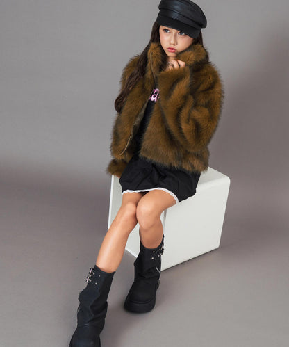 ダブル ジップ ファー ブルゾン 916-7783