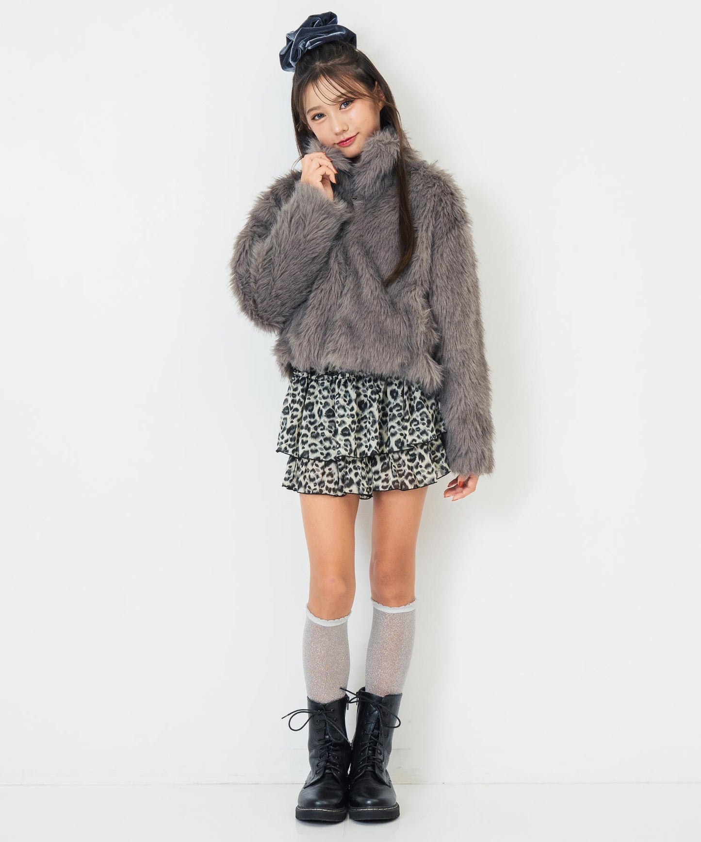 ダブル ジップ ファー ブルゾン 916-7783