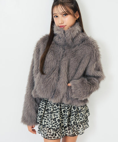 ダブル ジップ ファー ブルゾン 916-7783