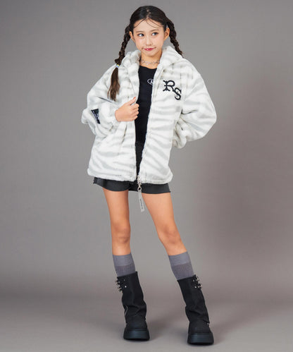 ANAPR＋S ネコ耳 フード ファー ブルゾン【ユニセックス】 【キッズお揃い】 916-7784