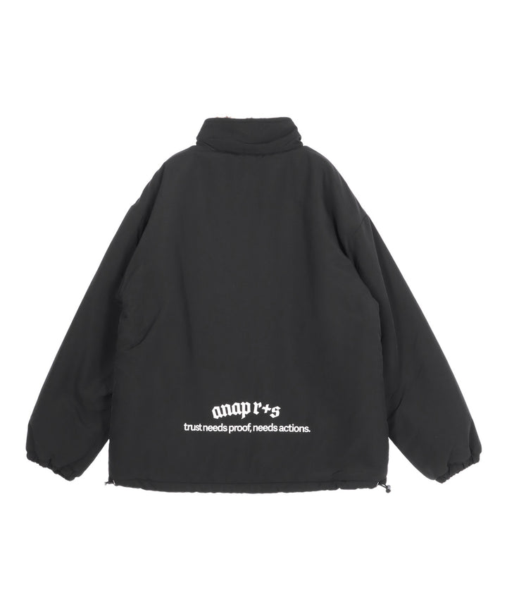 ANAPR＋S 撥水加工 リバーシブル ボア ブルゾン 【ユニセックス】【キッズお揃い】 916-7785