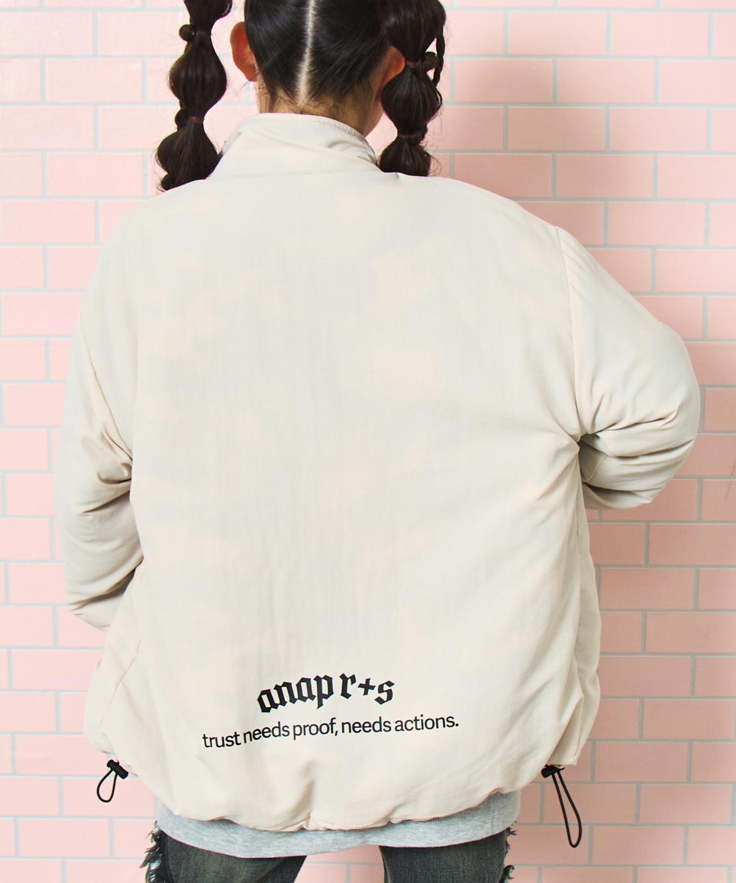 ベージュ/148cm(Sサイズ着用)