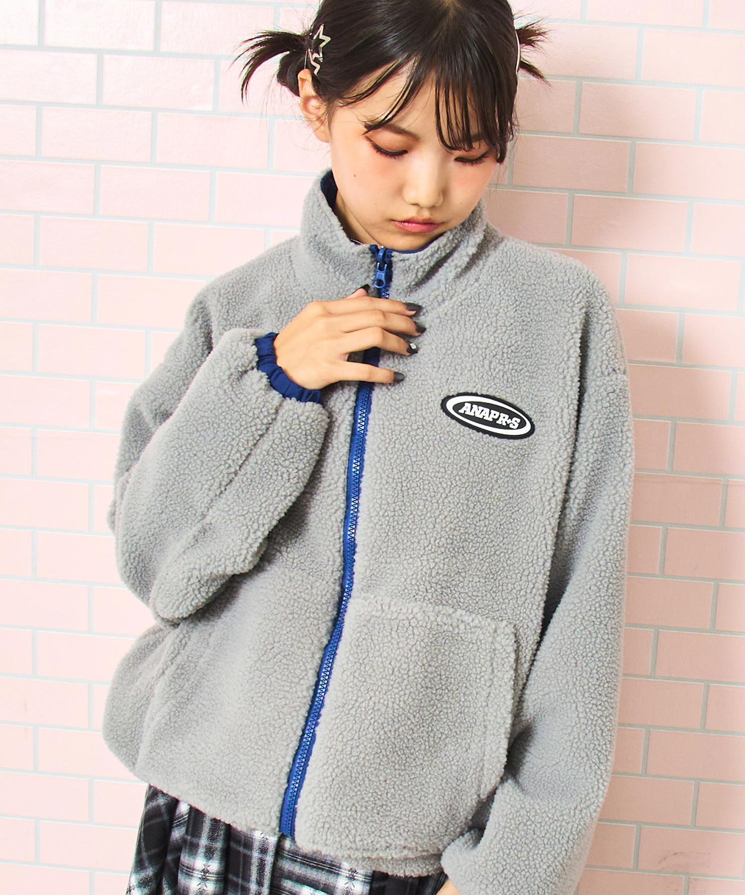 ネイビー/150cm(Sサイズ着用)