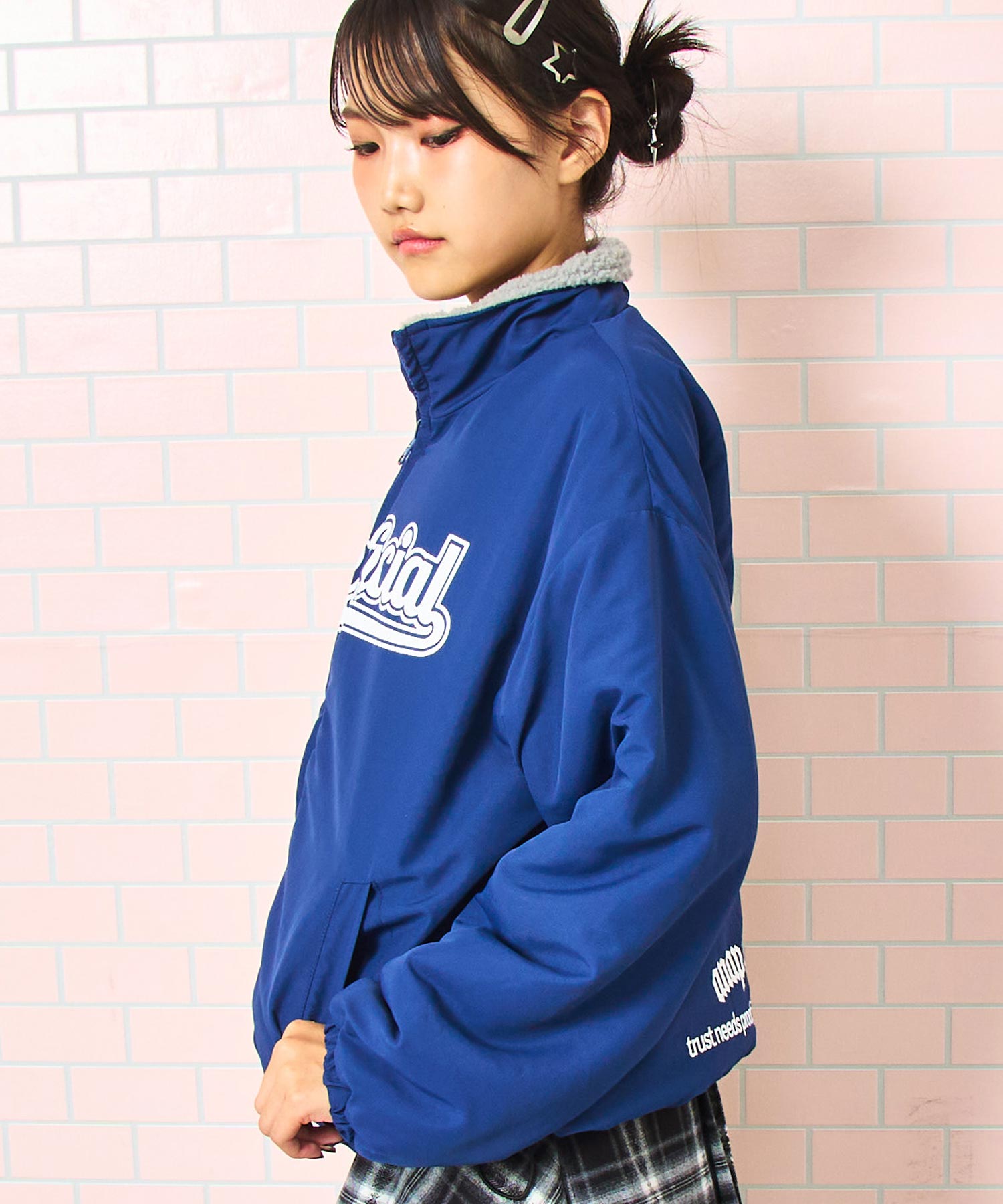 ネイビー/150cm(Sサイズ着用)