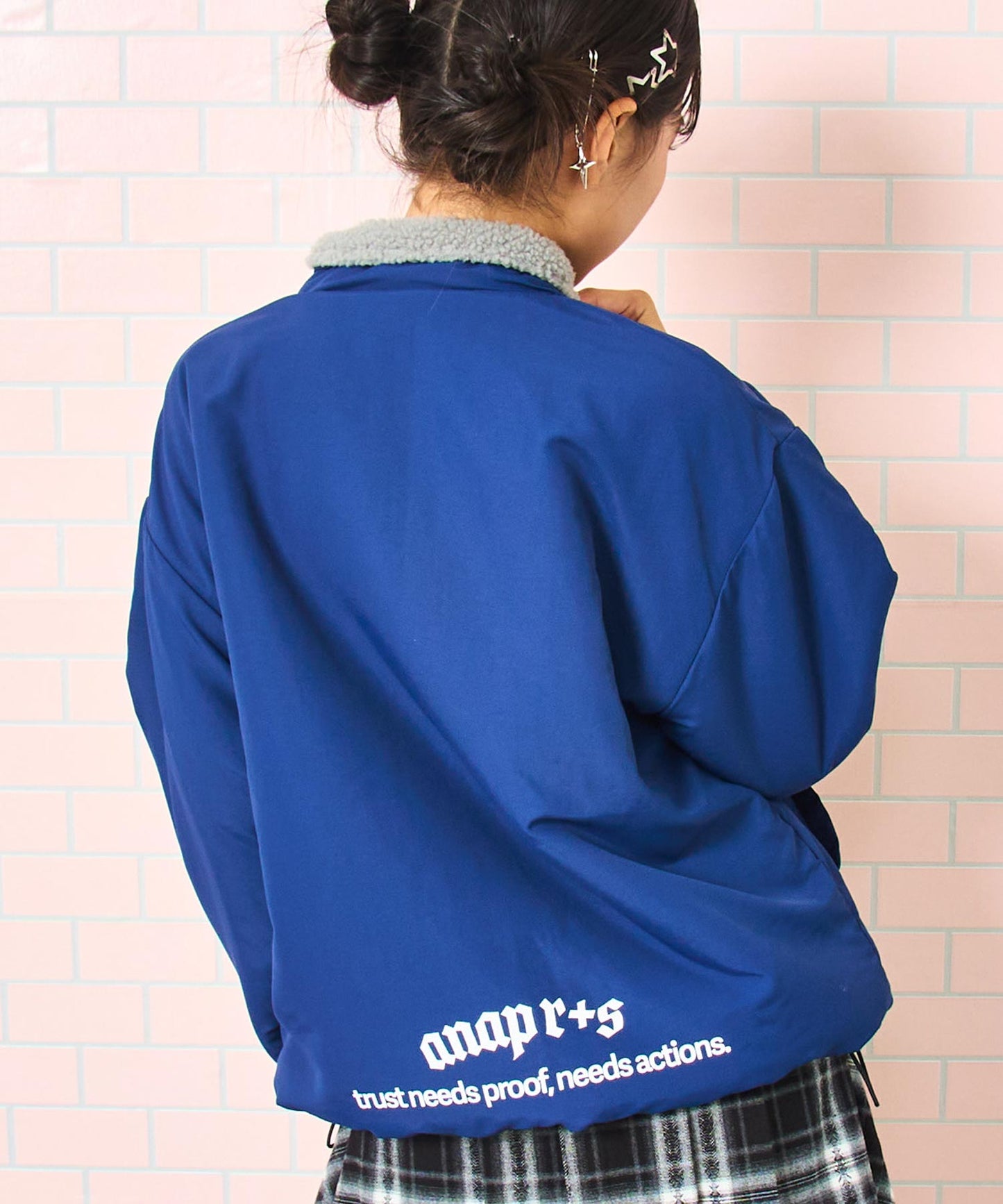 ネイビー/150cm(Sサイズ着用)