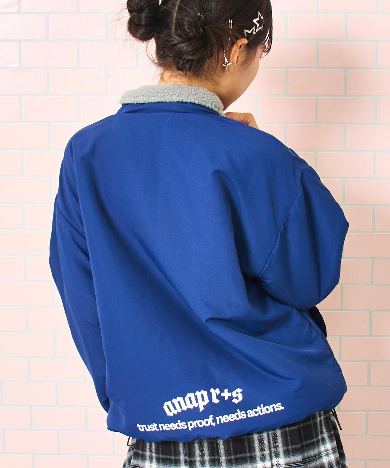 ネイビー/150cm(Sサイズ着用)