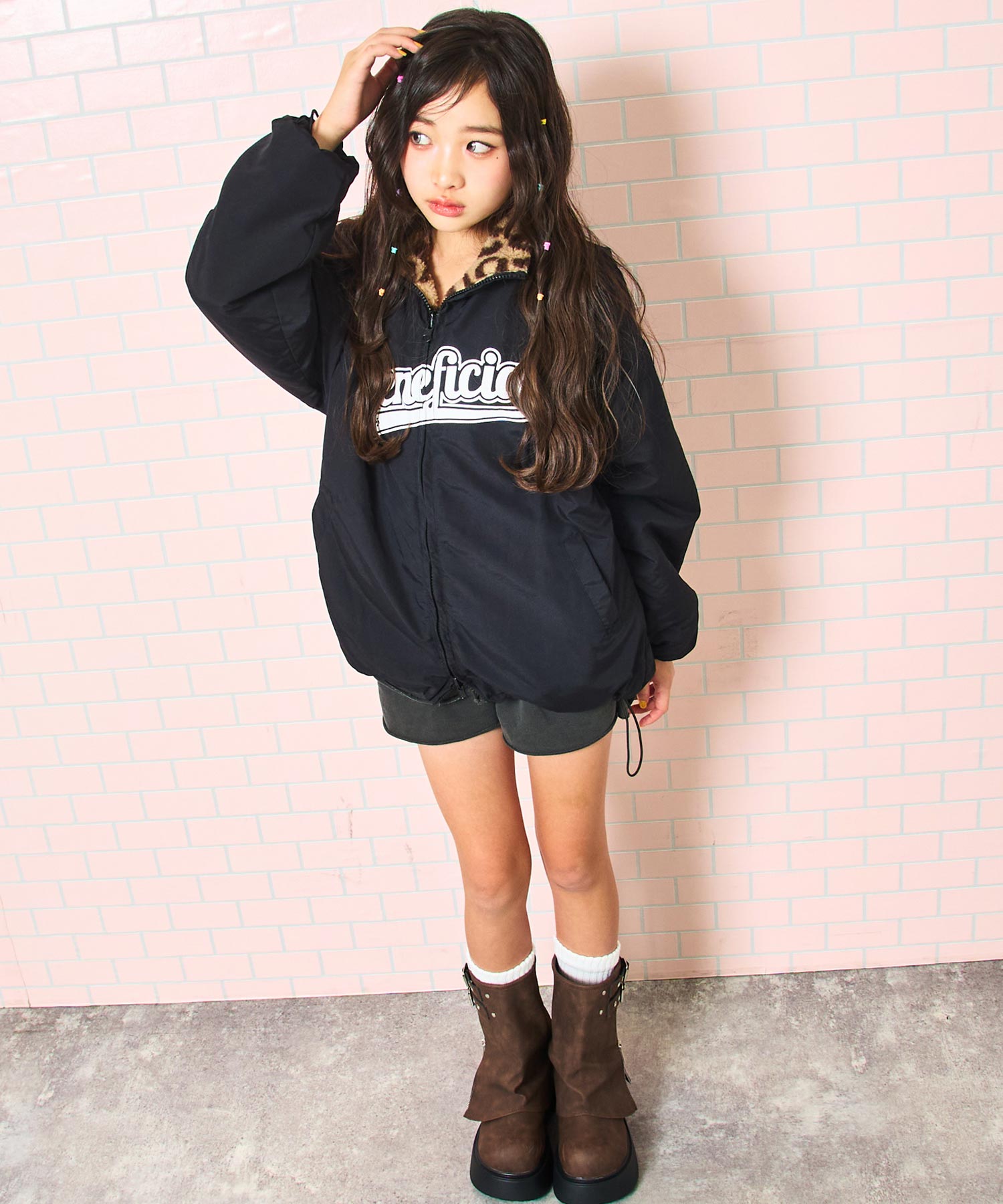 ブラック/143cm(XSサイズ着用)