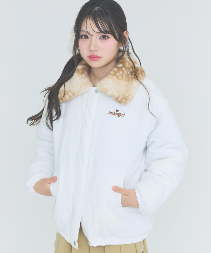 ホワイト(Mサイズ着用/身長：約162cm)