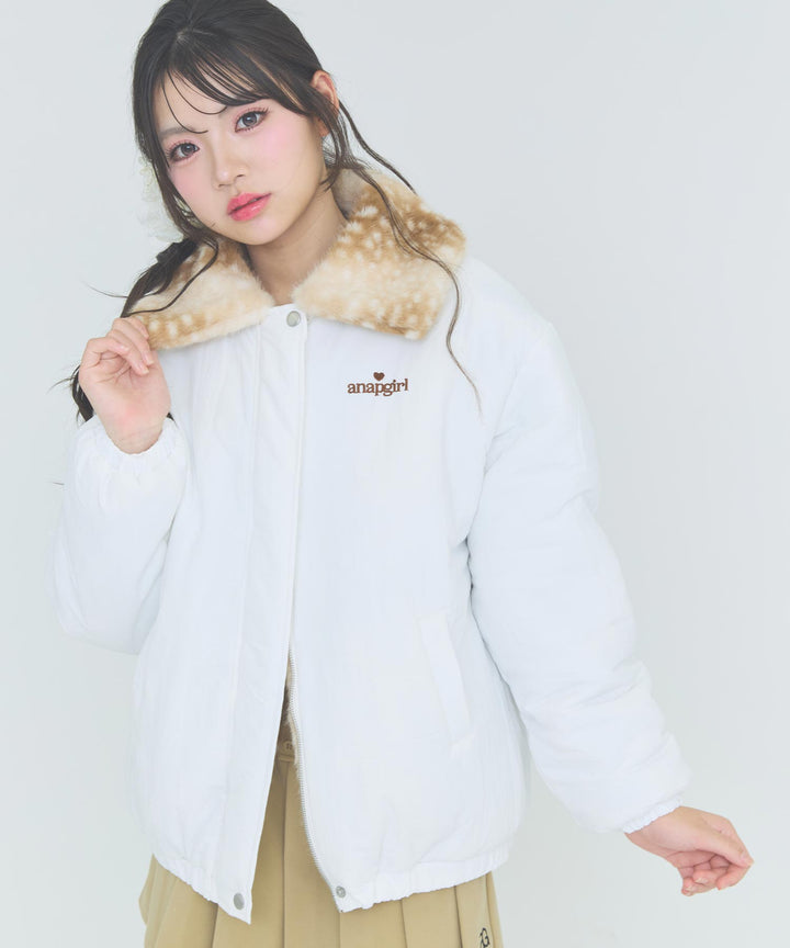 ホワイト(Mサイズ着用/身長：約162cm)
