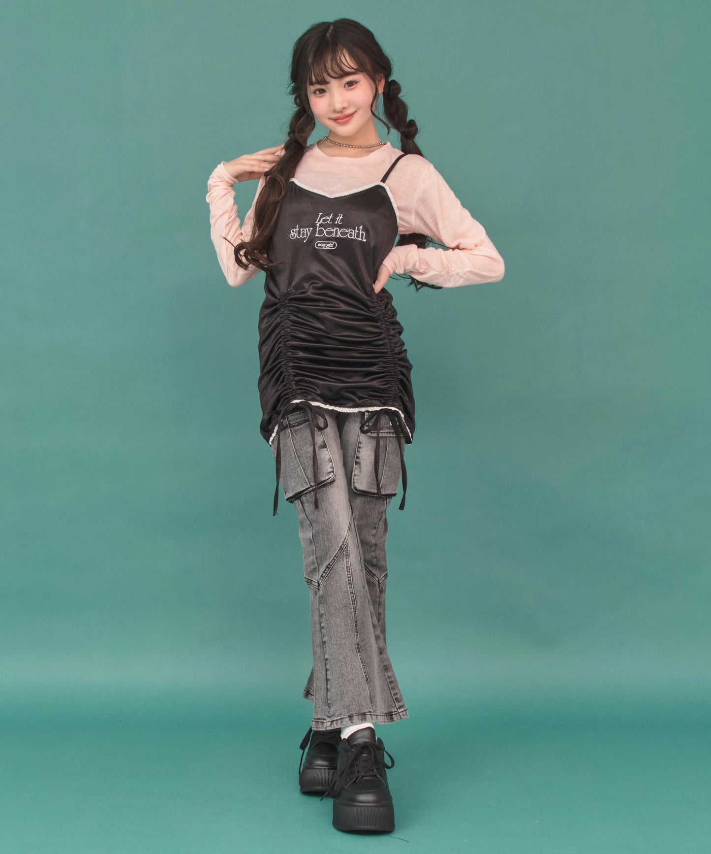 ブラック/143cm(XSサイズ着用)