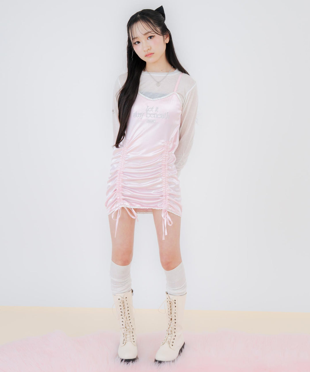 ピンク/150cm(Sサイズ着用)