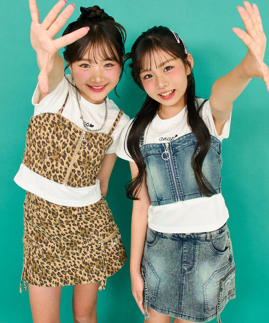 バッグ スピンドル ビスチェ × Tシャツ SET 【キッズお揃い】 918-7648