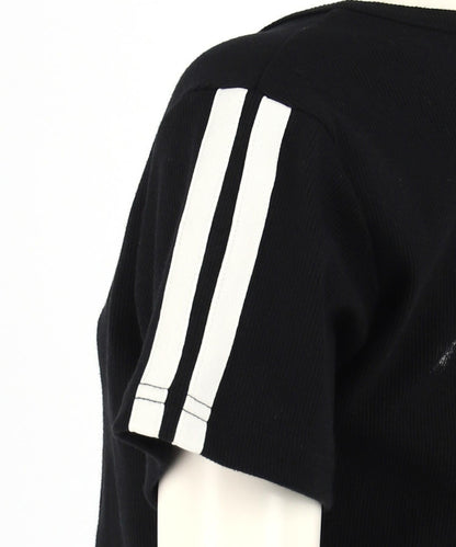 ライン入 ダブルジップ カーデ × キャミソール SET【キッズお揃い】 918-7667