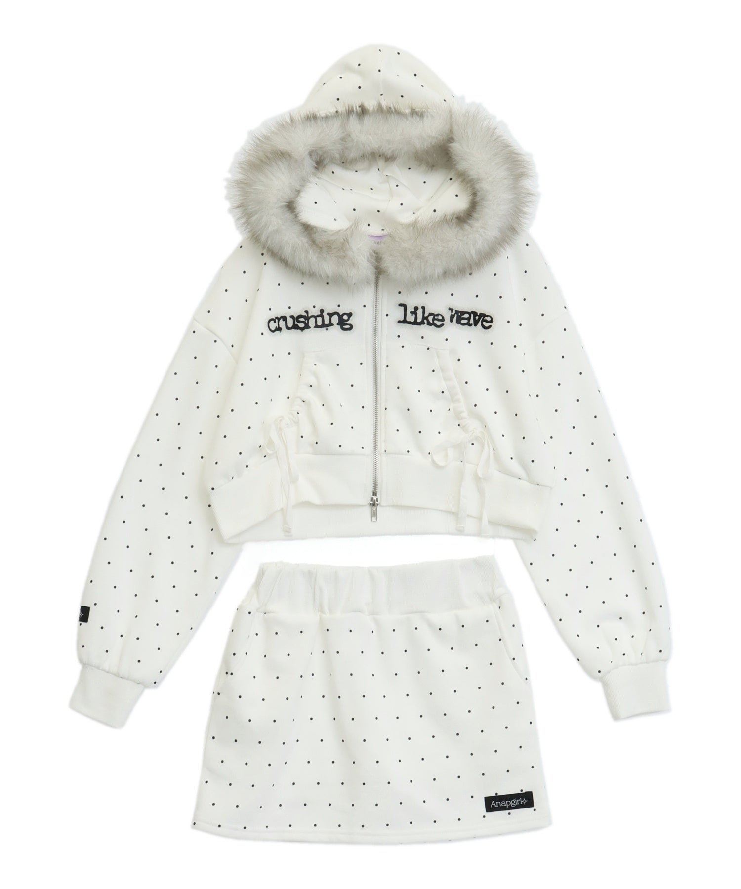 ホワイト/ブラック(色見本)