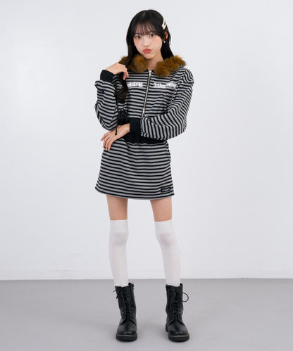 ブラック/グレー/152cm(Sサイズ着用)