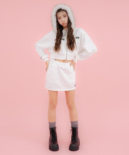 ホワイト/ブラック/152cm(Sサイズ着用)