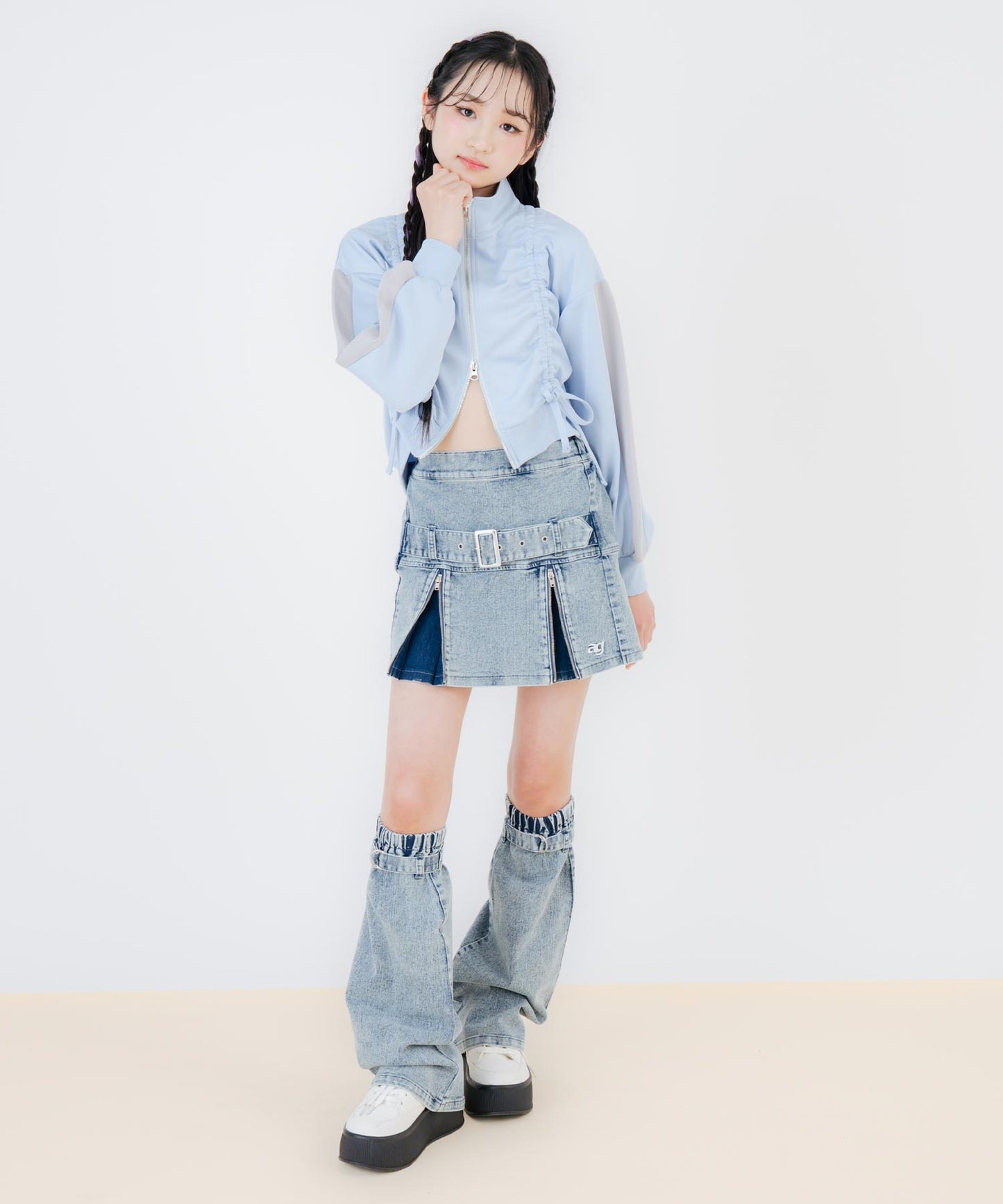 ブルー/150cm(Sサイズ着用)