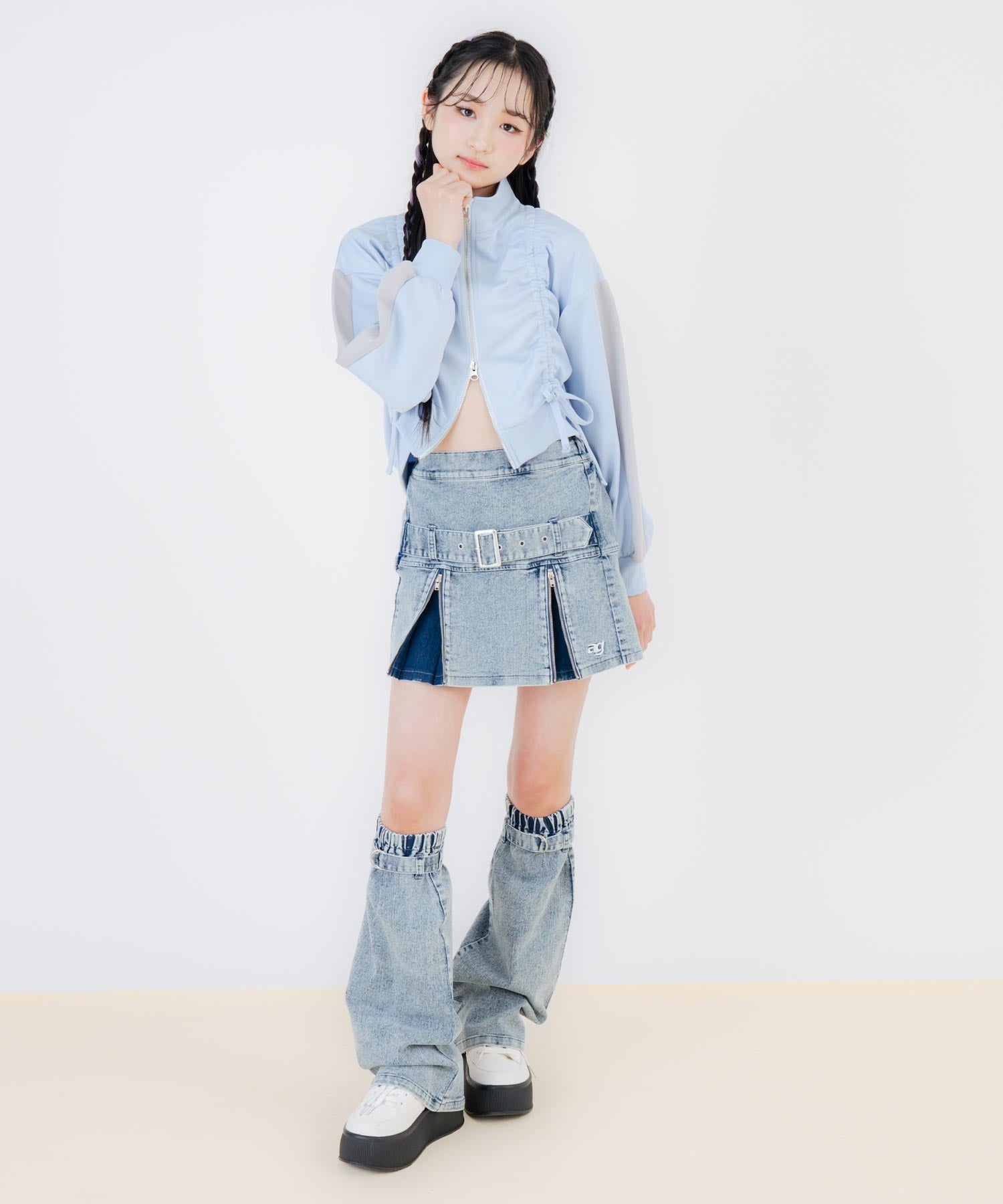 ブルー/150cm(Sサイズ着用)