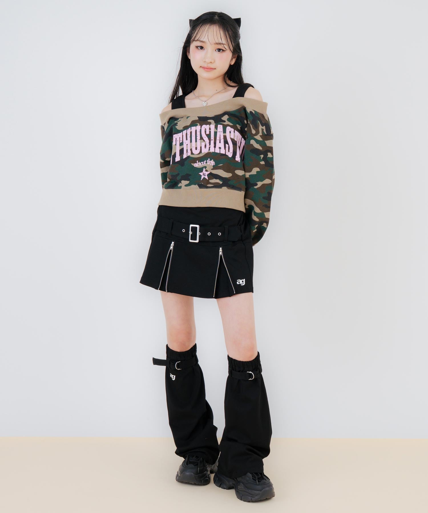 ブラック/150cm(Sサイズ着用)