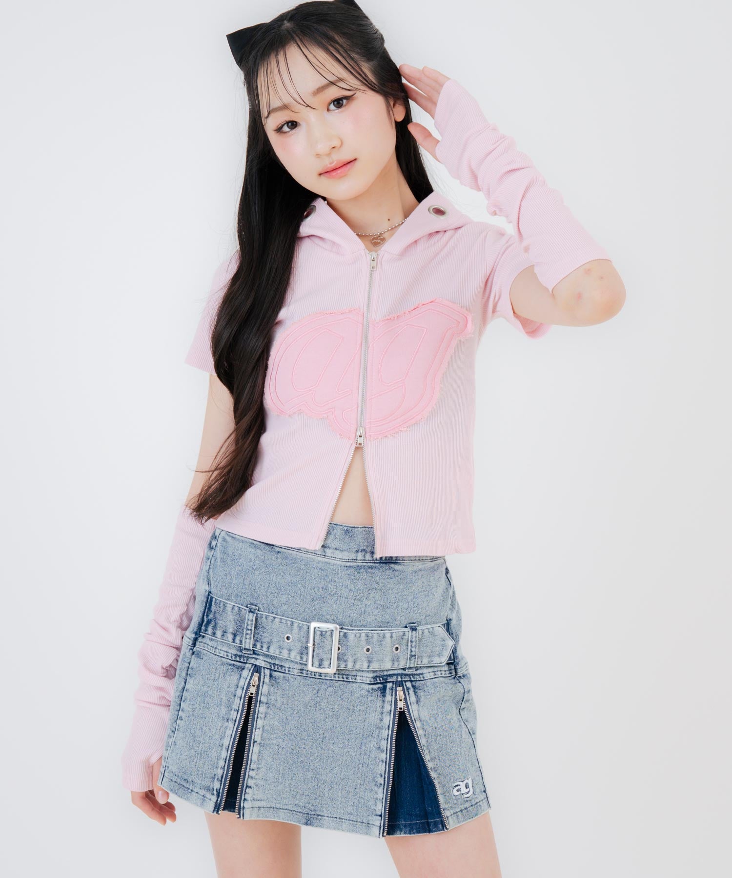 ブルー/150cm(Sサイズ着用)