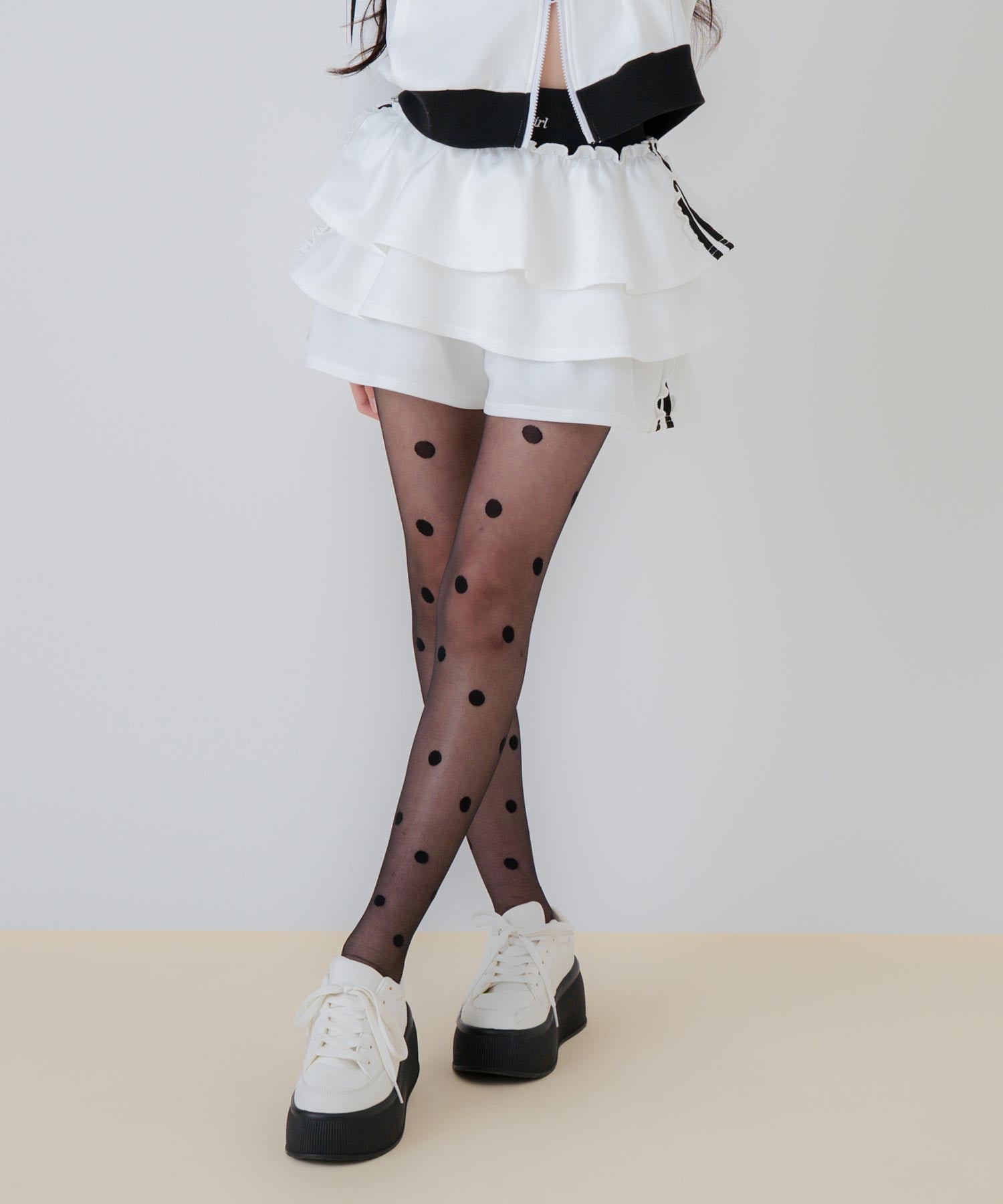 ホワイト/150cm(Sサイズ着用)