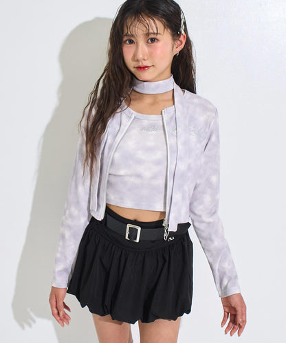 ホワイト(Sサイズ着用/身長：約156cm)