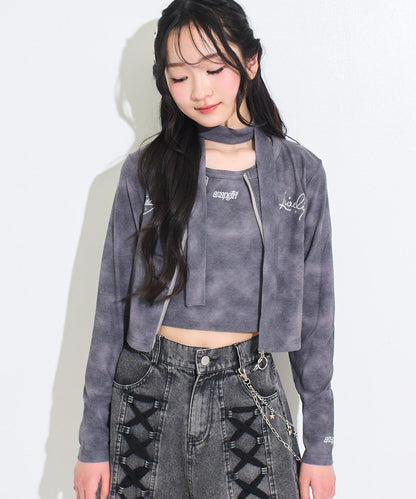 アッシュブラック(Sサイズ着用/身長：約158cm)