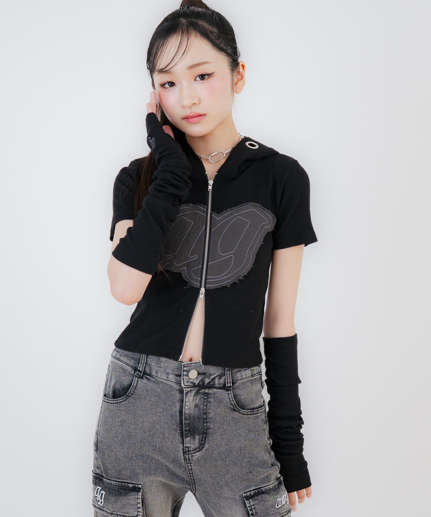 ブラック/150cm(Sサイズ着用)