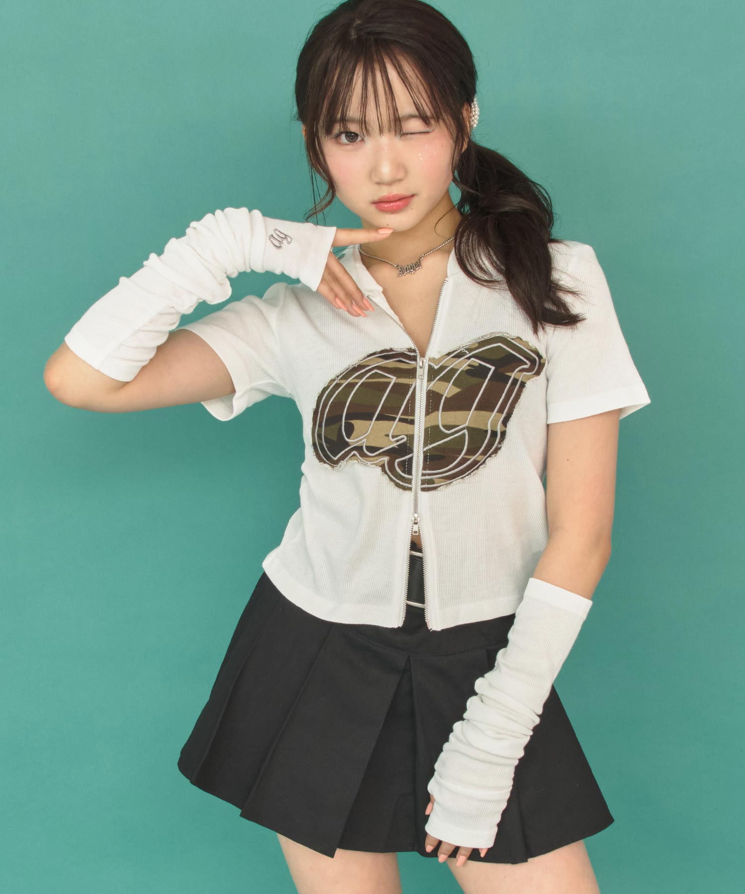 オフホワイト/149cm(Sサイズ着用)