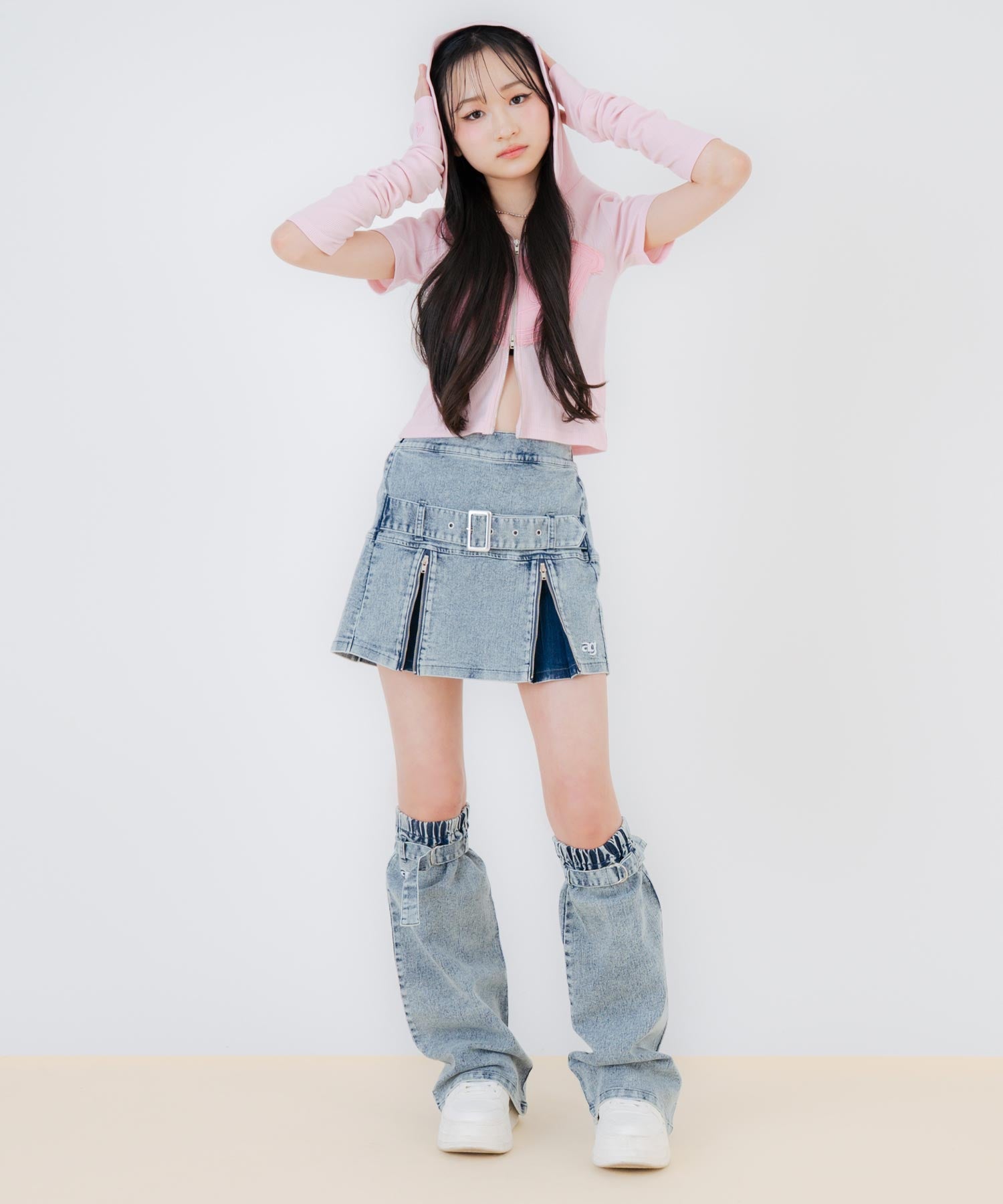 ライトピンク/150cm(Sサイズ着用)