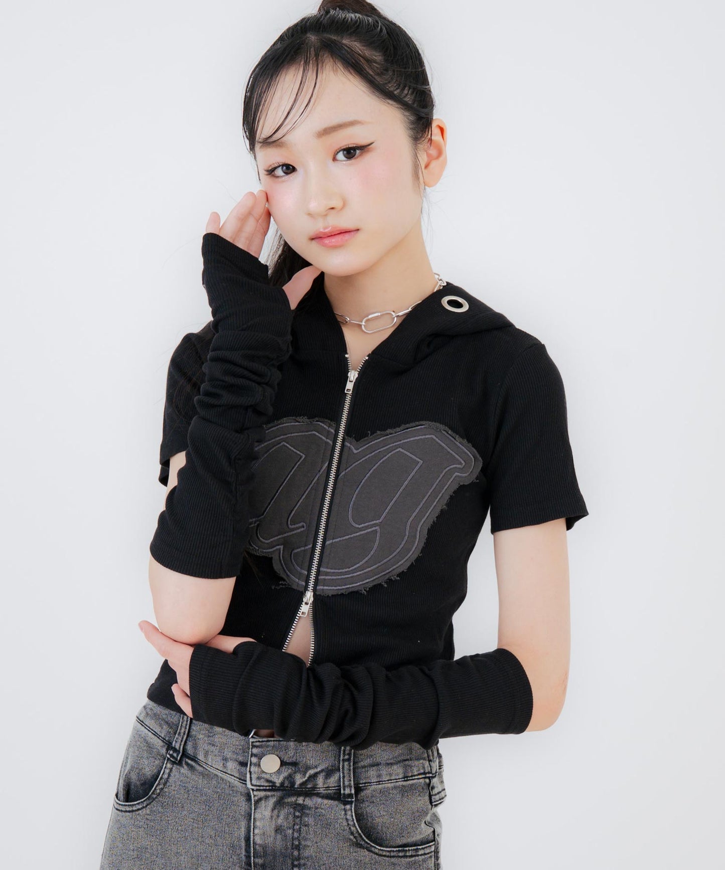 ブラック/150cm(Sサイズ着用)