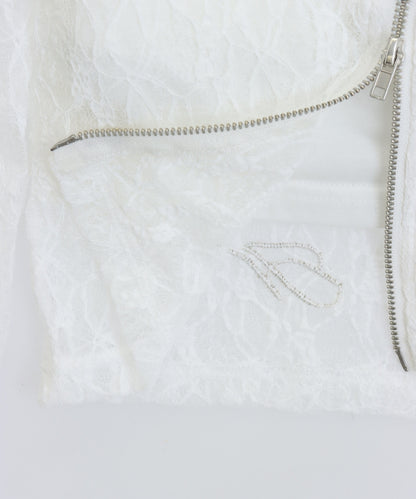 【ANAP GiRLs デザイン】レース パーカー × バラ モチーフ キャミソール セット 918-7914