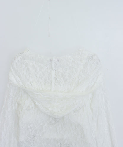 【ANAP GiRLs デザイン】レース パーカー × バラ モチーフ キャミソール セット 918-7914