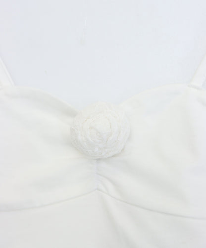 【ANAP GiRLs デザイン】レース パーカー × バラ モチーフ キャミソール セット 918-7914